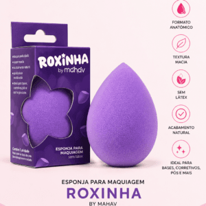 Esponja Para Maquiagem Roxinha - Mahav